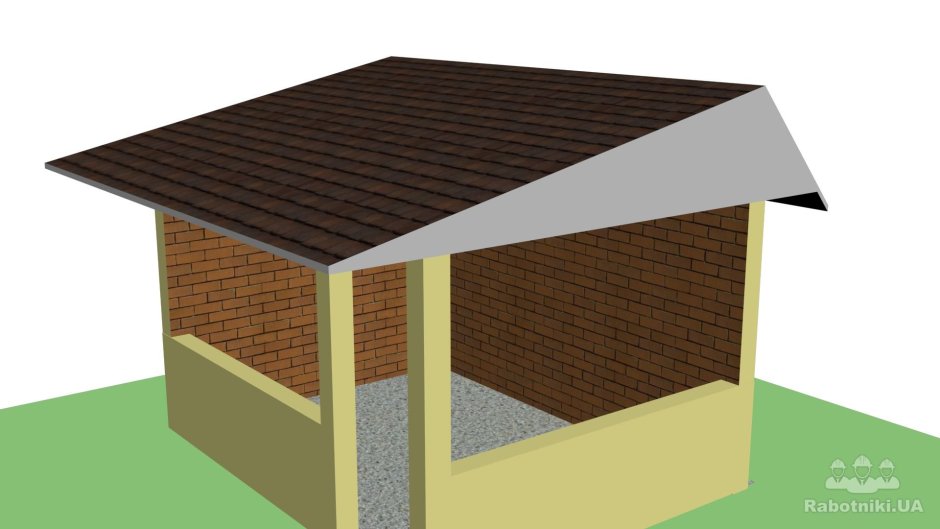 Чертежи каркасного сарая 4х6