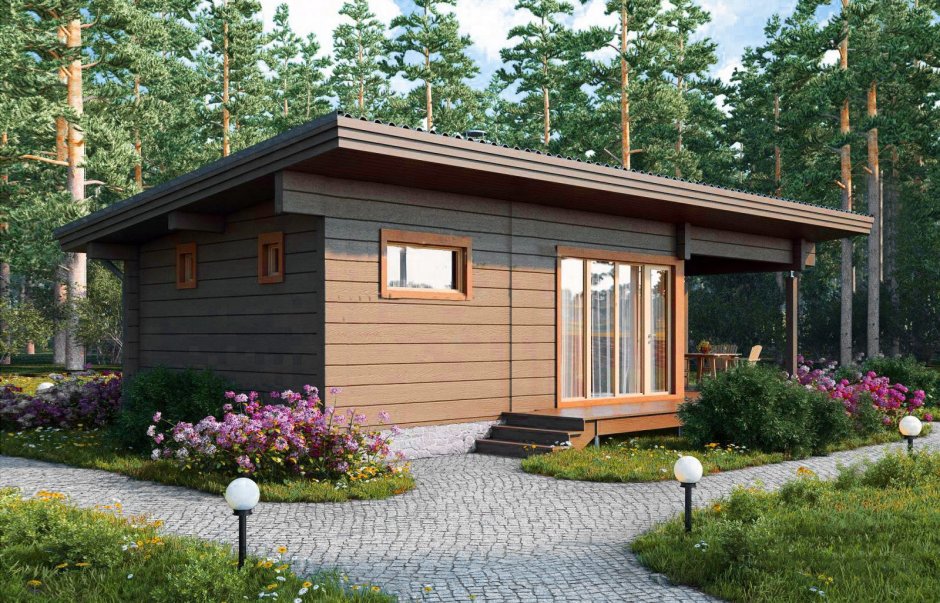 Односкатная кровля стропильная система