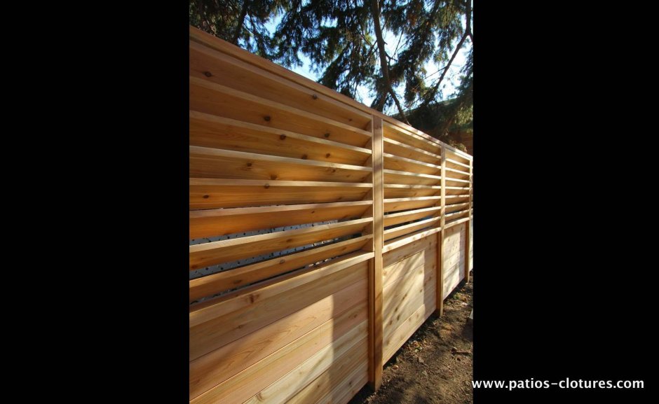 Деревянный забор