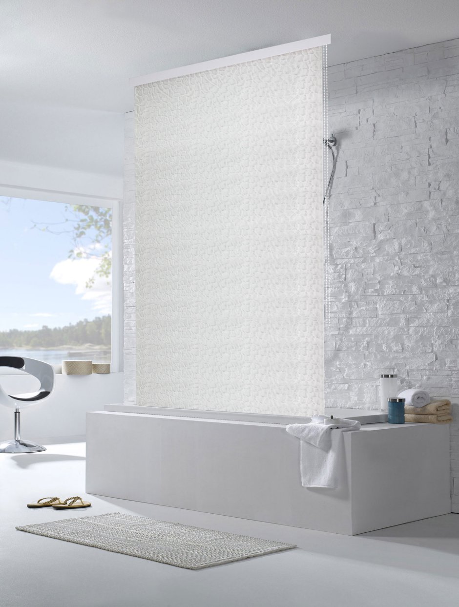 Рулонная штора для ванной