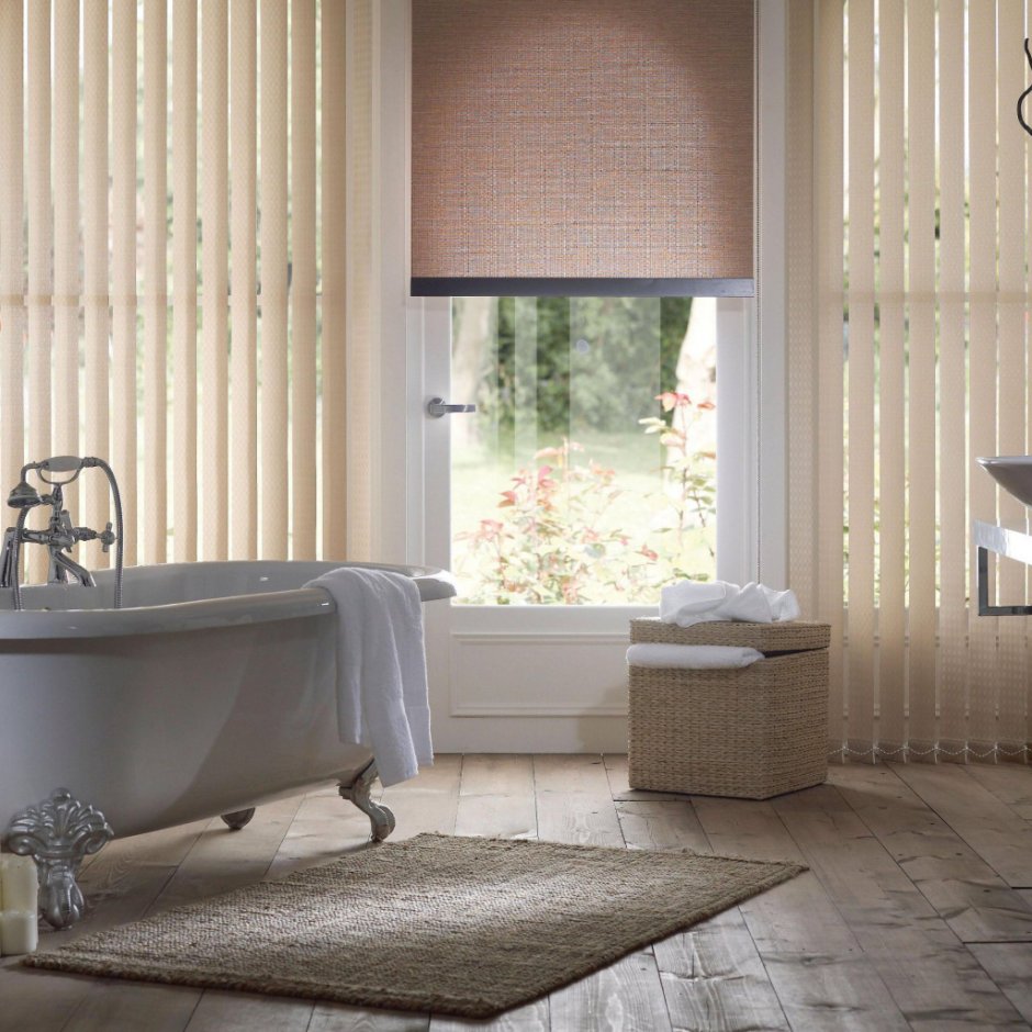Рулонные шторы в ванную комнату