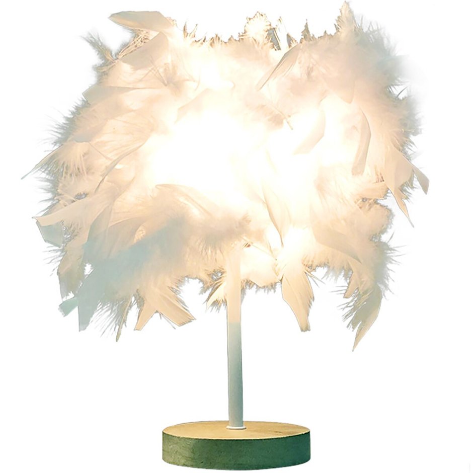 Ночник с перьями