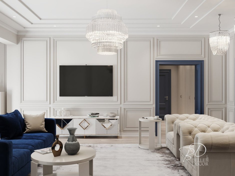 Гостиная Неоклассика 2022