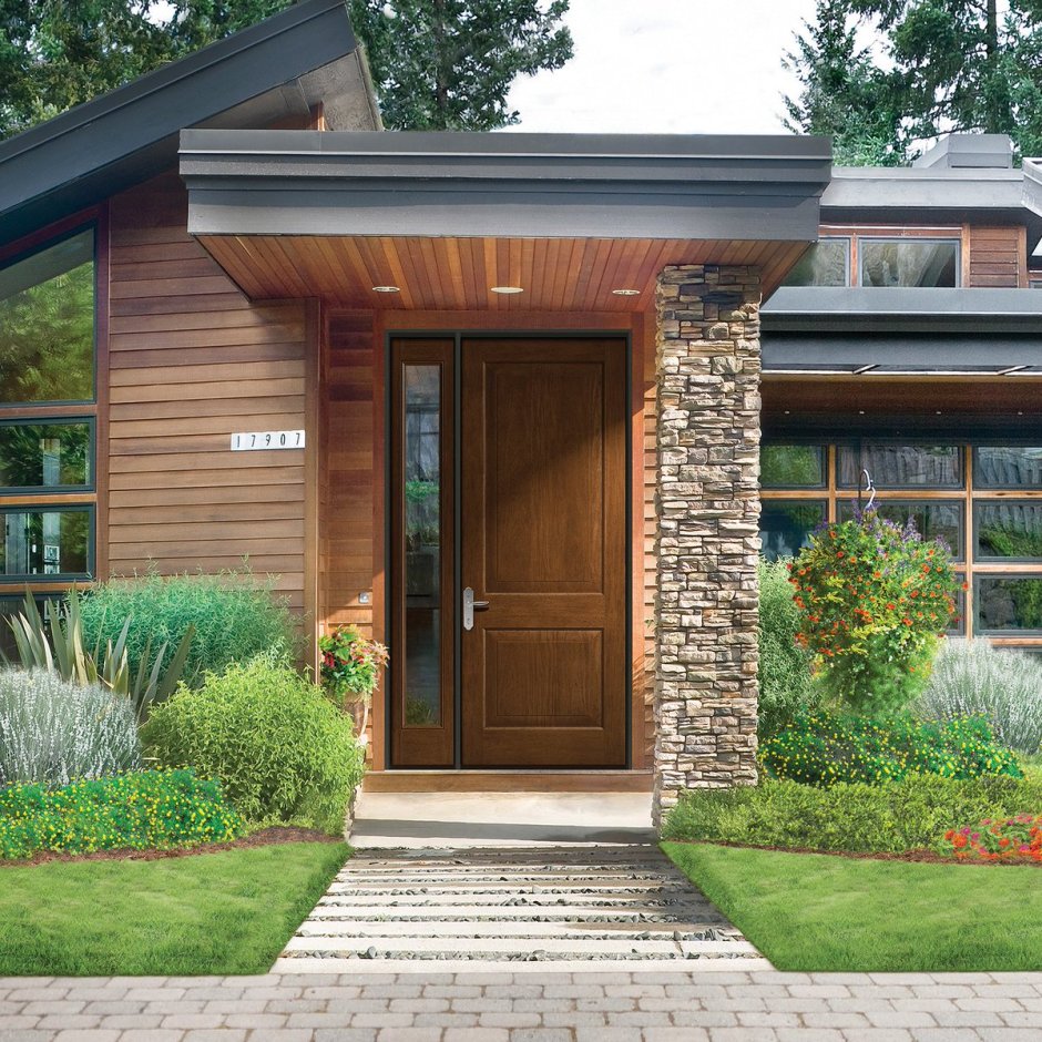 Небольшой домик в стиле Шале