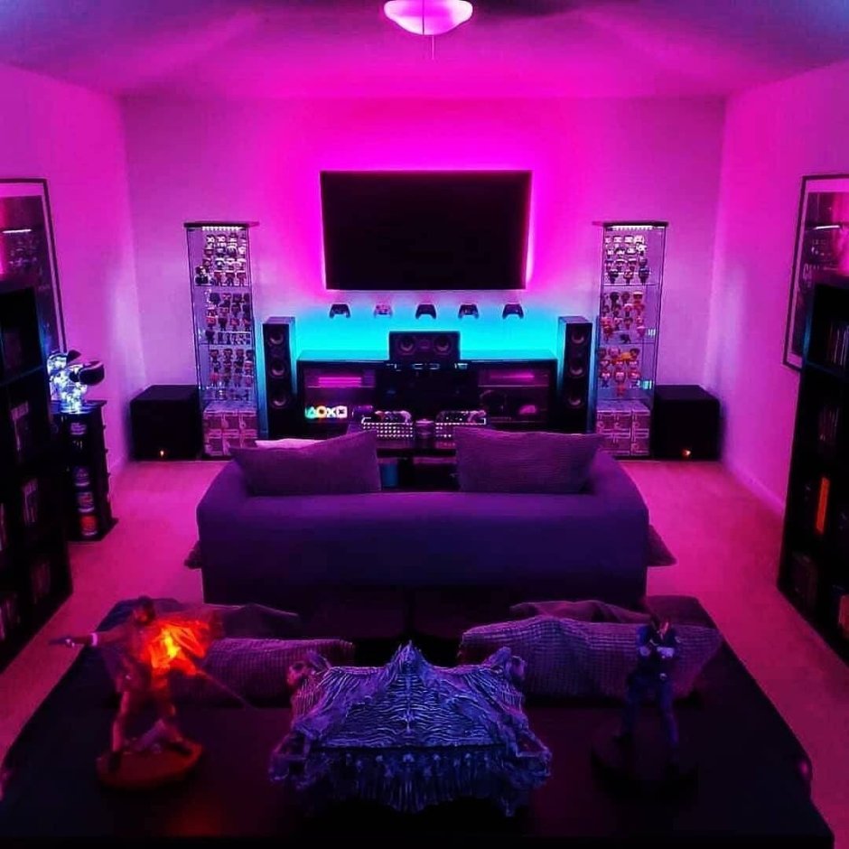 Комната неон