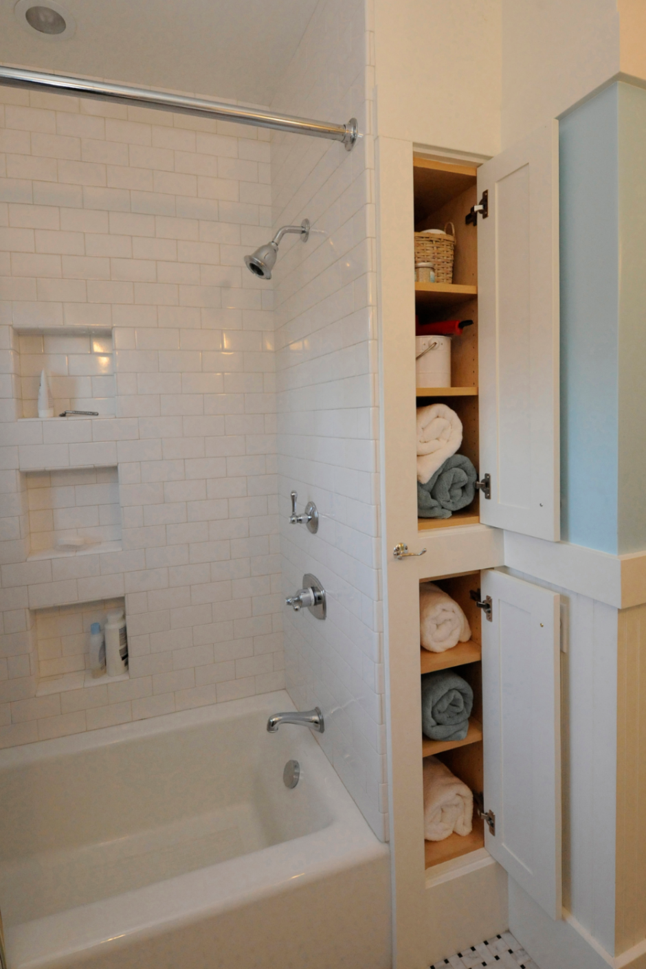 Полки в ванной из гипсокартона