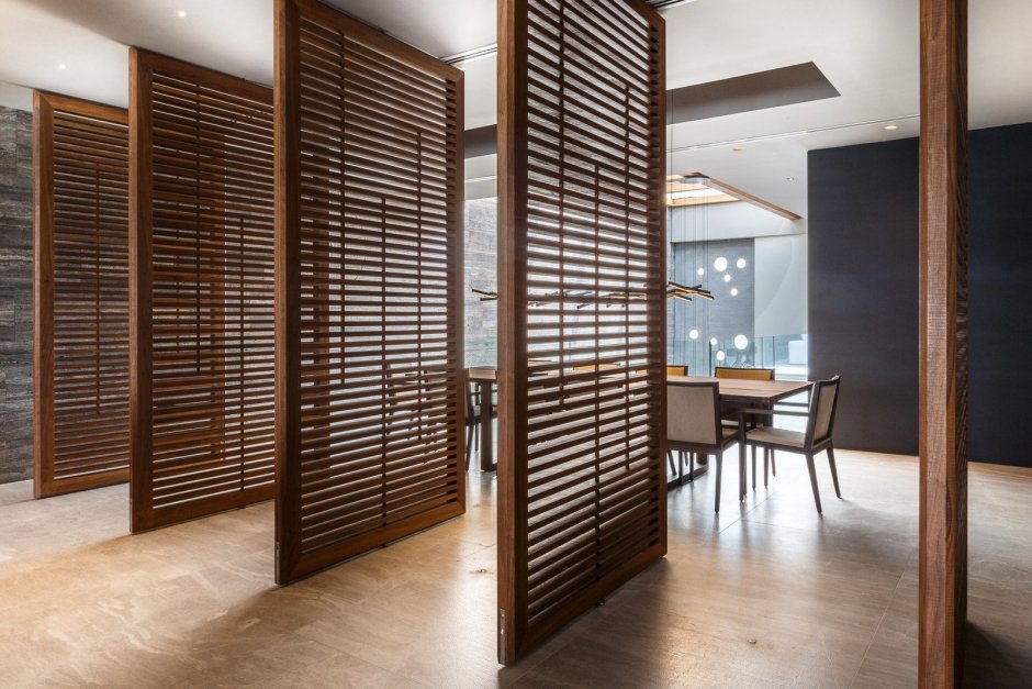 Деревянные межкомнатные перегородки
