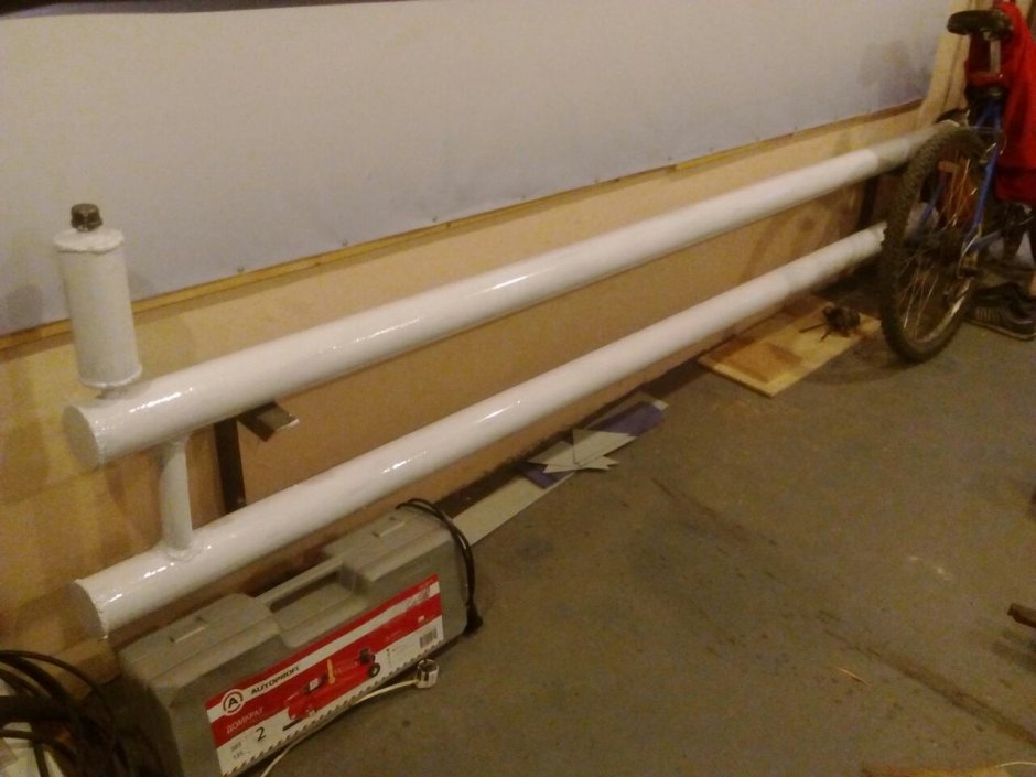 Регистр с ТЭНОМ В гараж