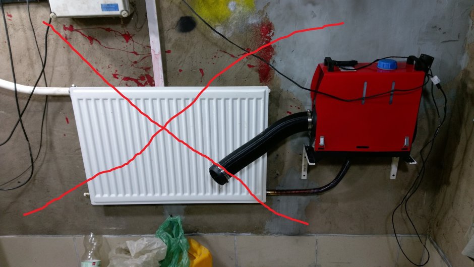 Отопление ТЭНОМ В чугунной батареи