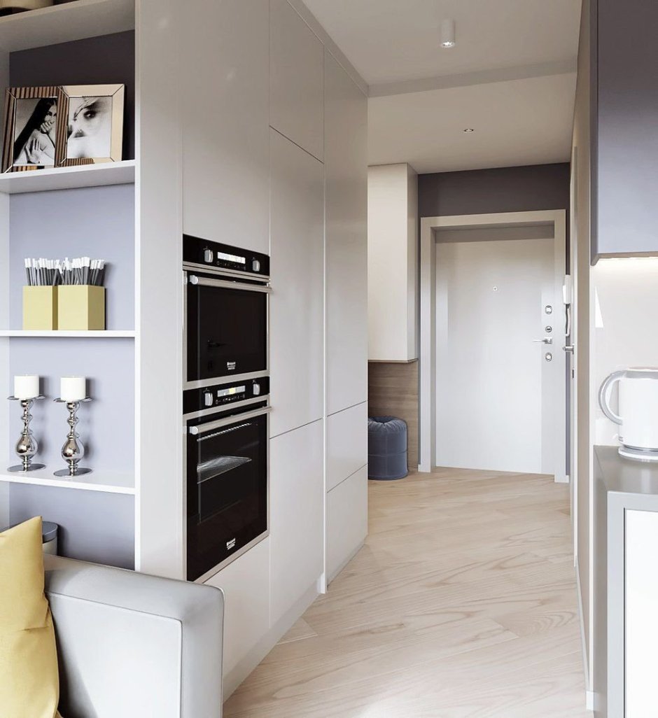 Кухня в коридоре