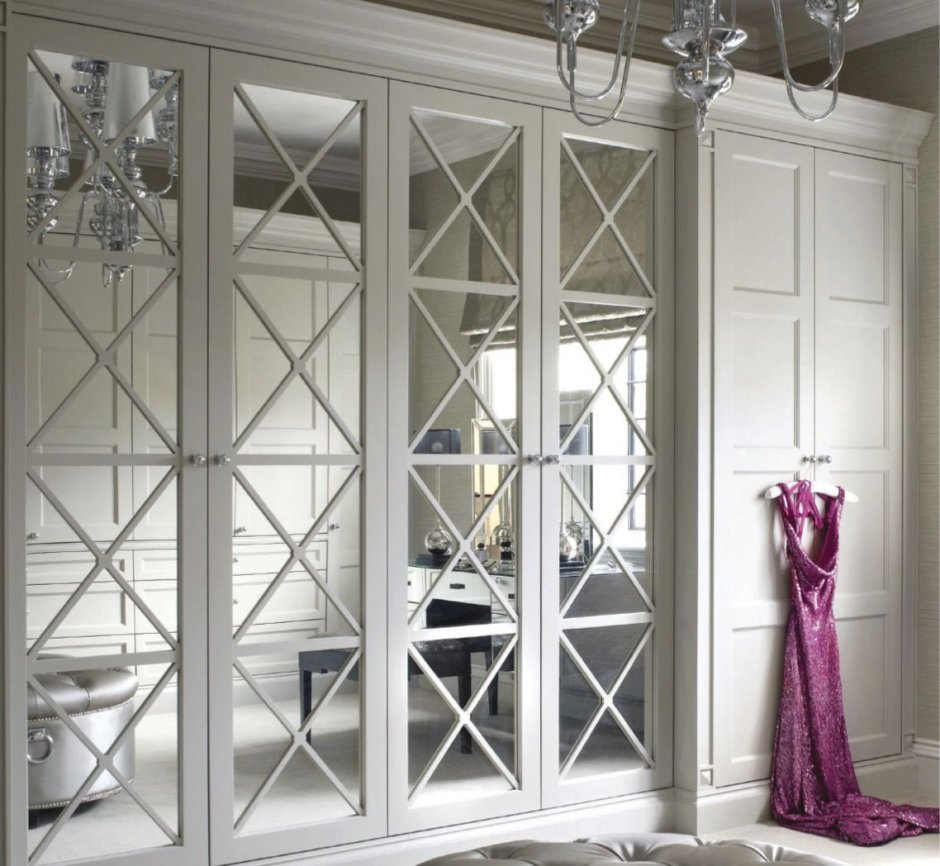 Декор дверей шкафа