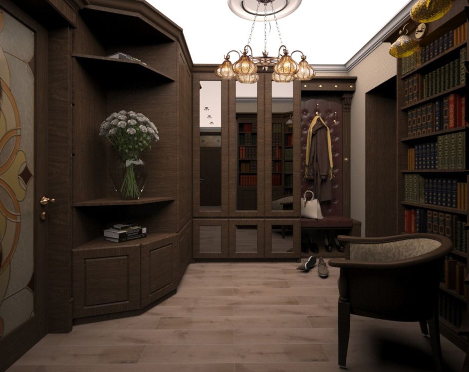 Книжные шкафы в интерьере