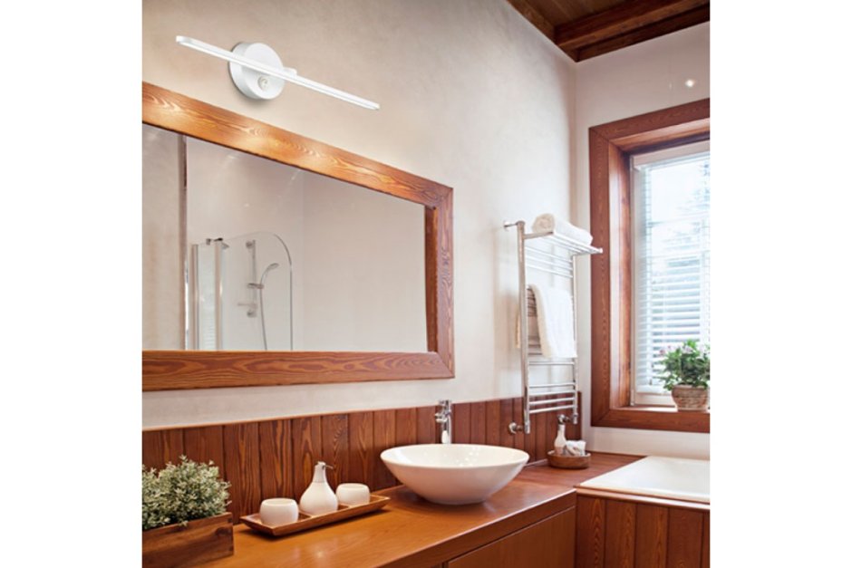 Зеркало над раковиной