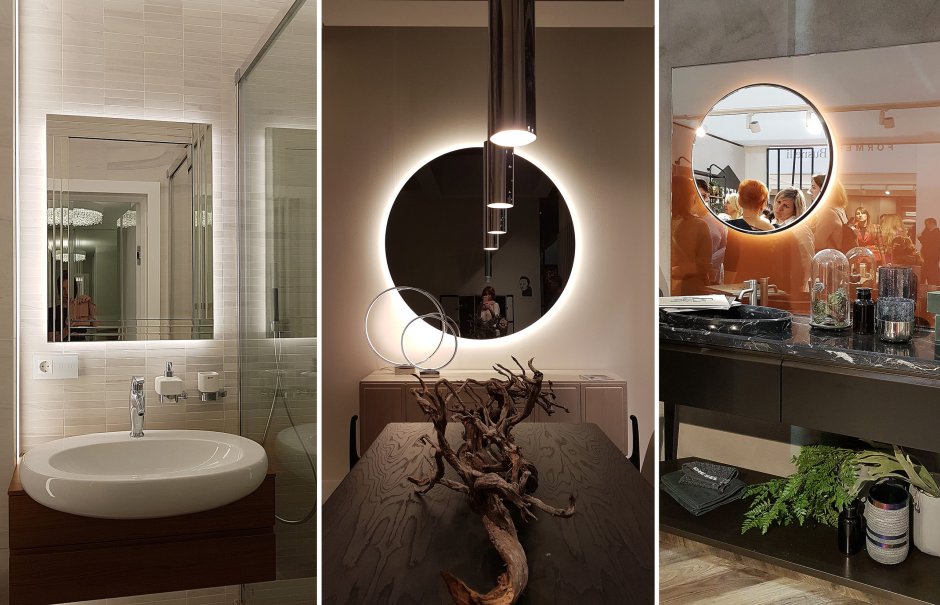 Магия зеркал в ванной