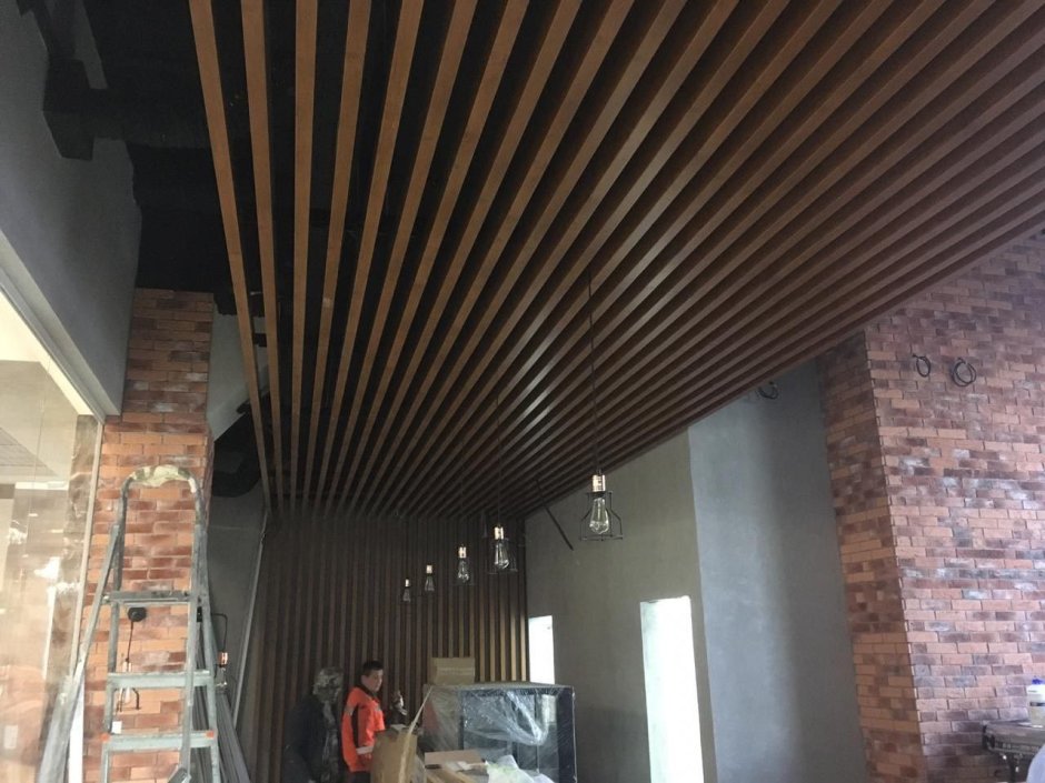 Реечный потолок в квартире