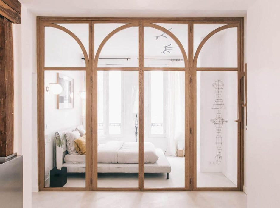 Дверь книжка с фрамугой межкомнатная