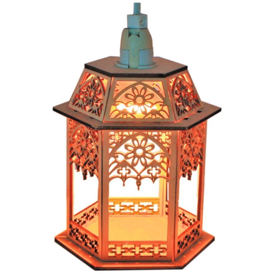 Деревянный фонарь