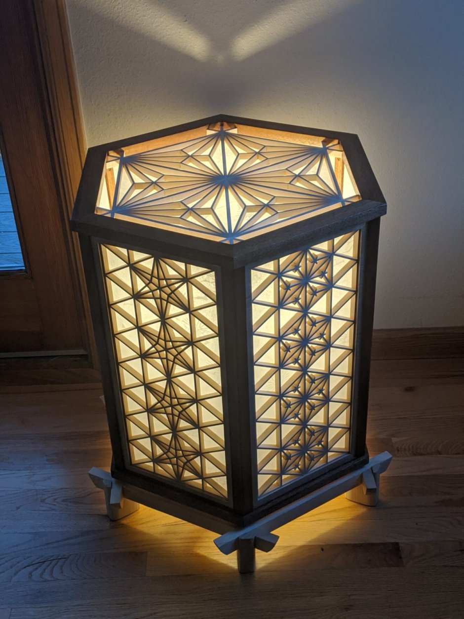 Подсвечник - фонарь хит - декор "Классик" дерево, 03751, 19х12х39 см