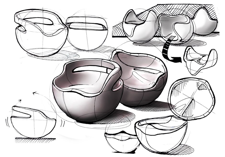 Эскиз посуды