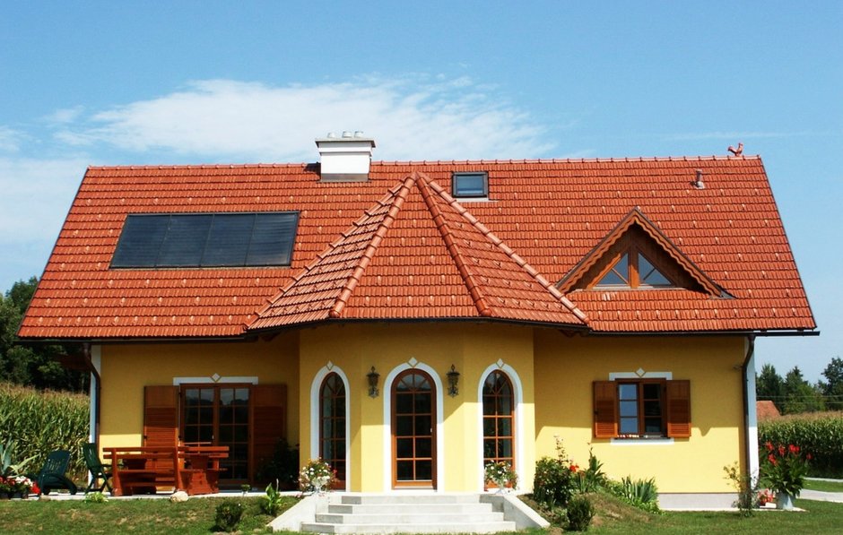 Дом на крыше