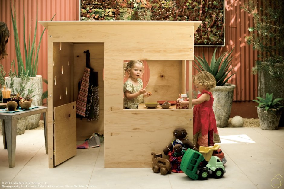 Детские домики для квартиры из дерева