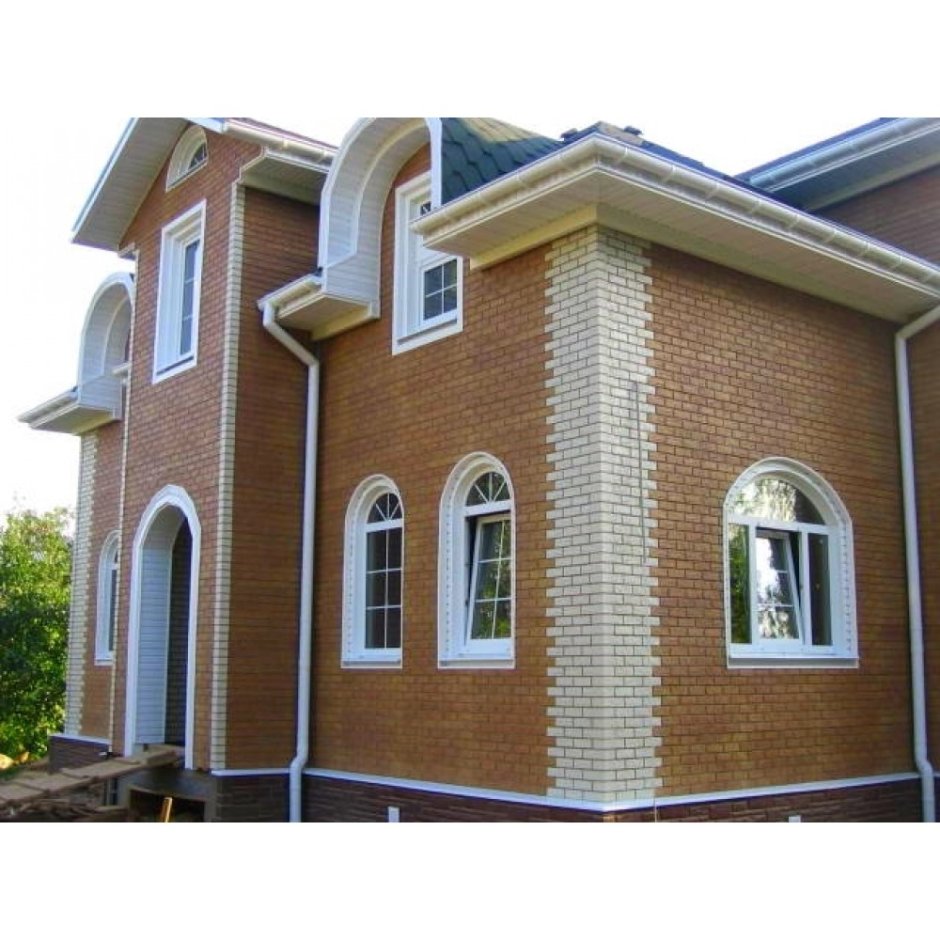 Облицовка дома фасадными панелями