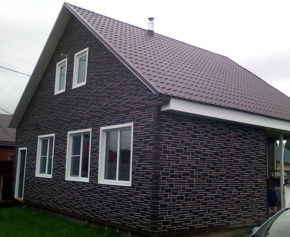 Фасадные панели для наружной отделки под кирпич