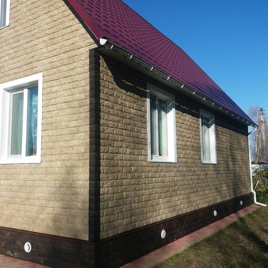 Фасадная панель FINEBER кирпич