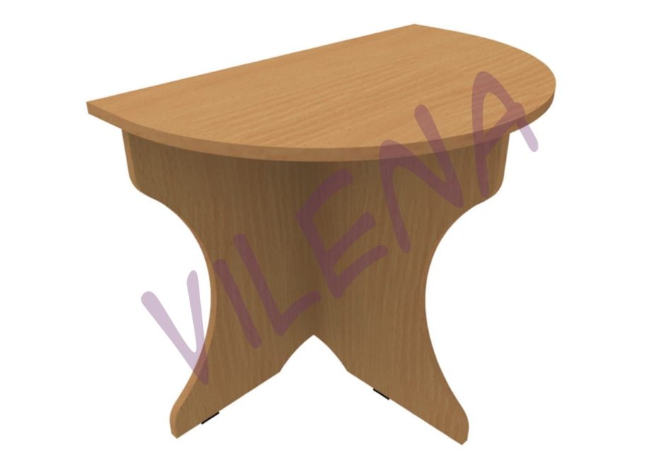Стол индивидуальный полукруглый