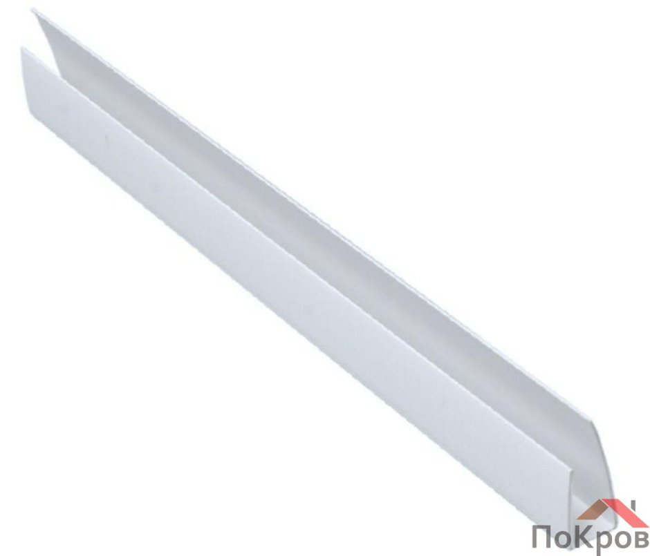 Профиль ПВХ 10мм, 3м белый