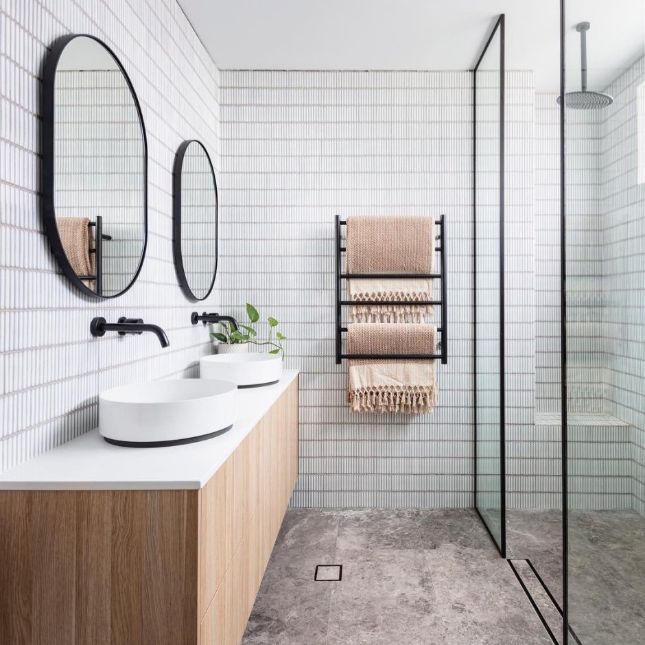 Ванная в скандинавском стиле