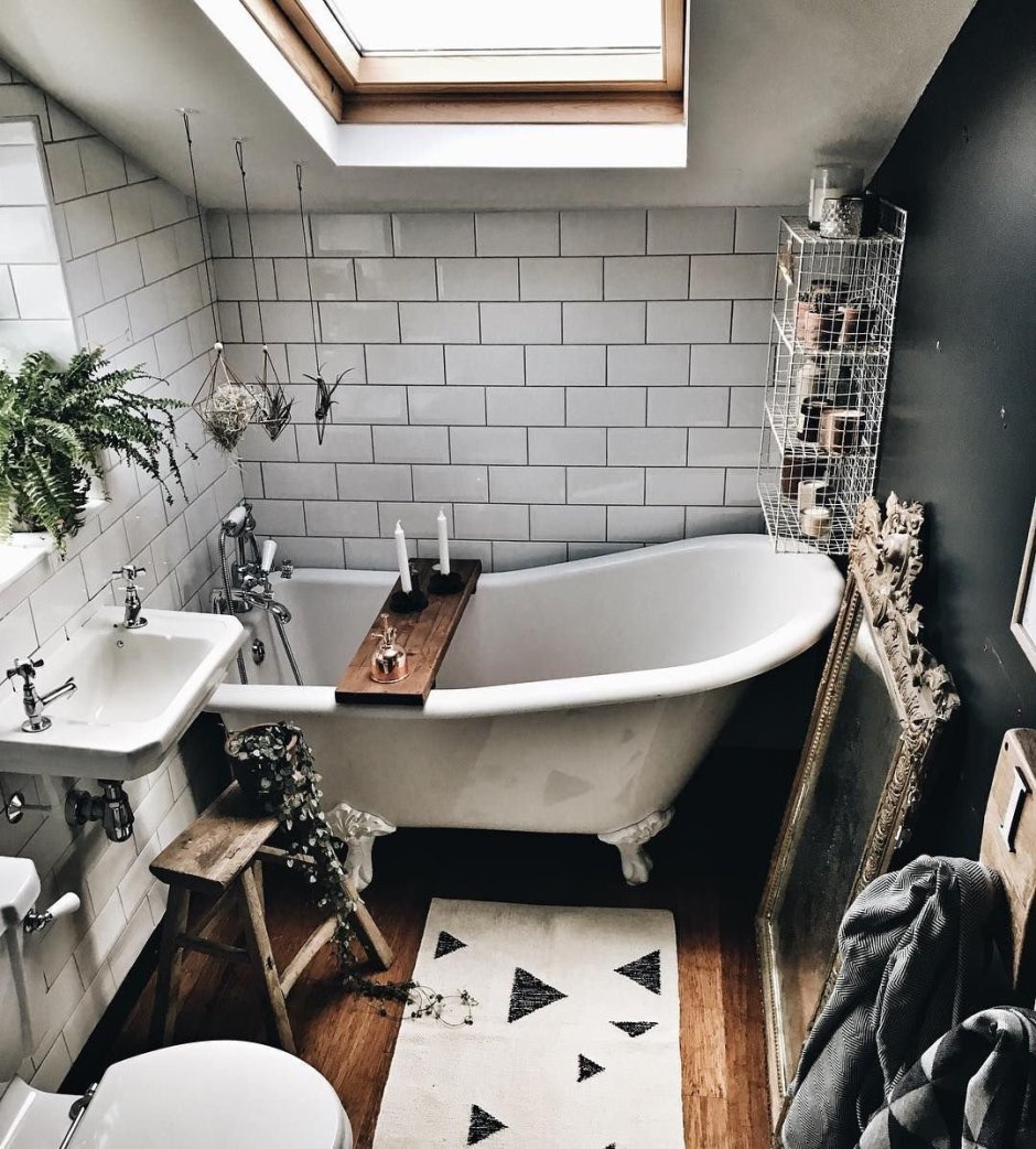 Ванна в стиле Сканди