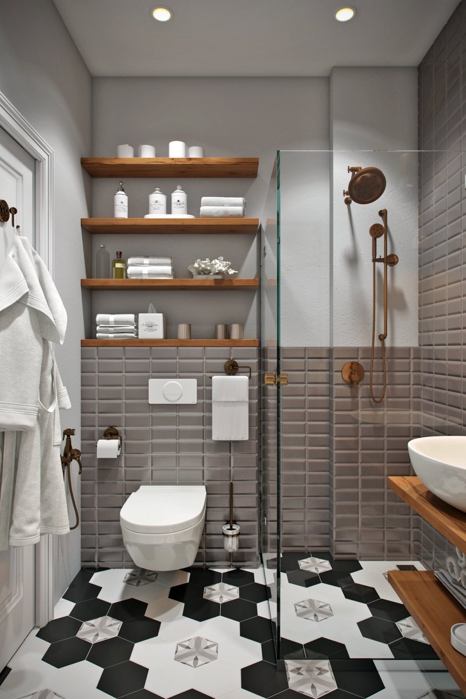 Ванна в стиле МИД сенчури