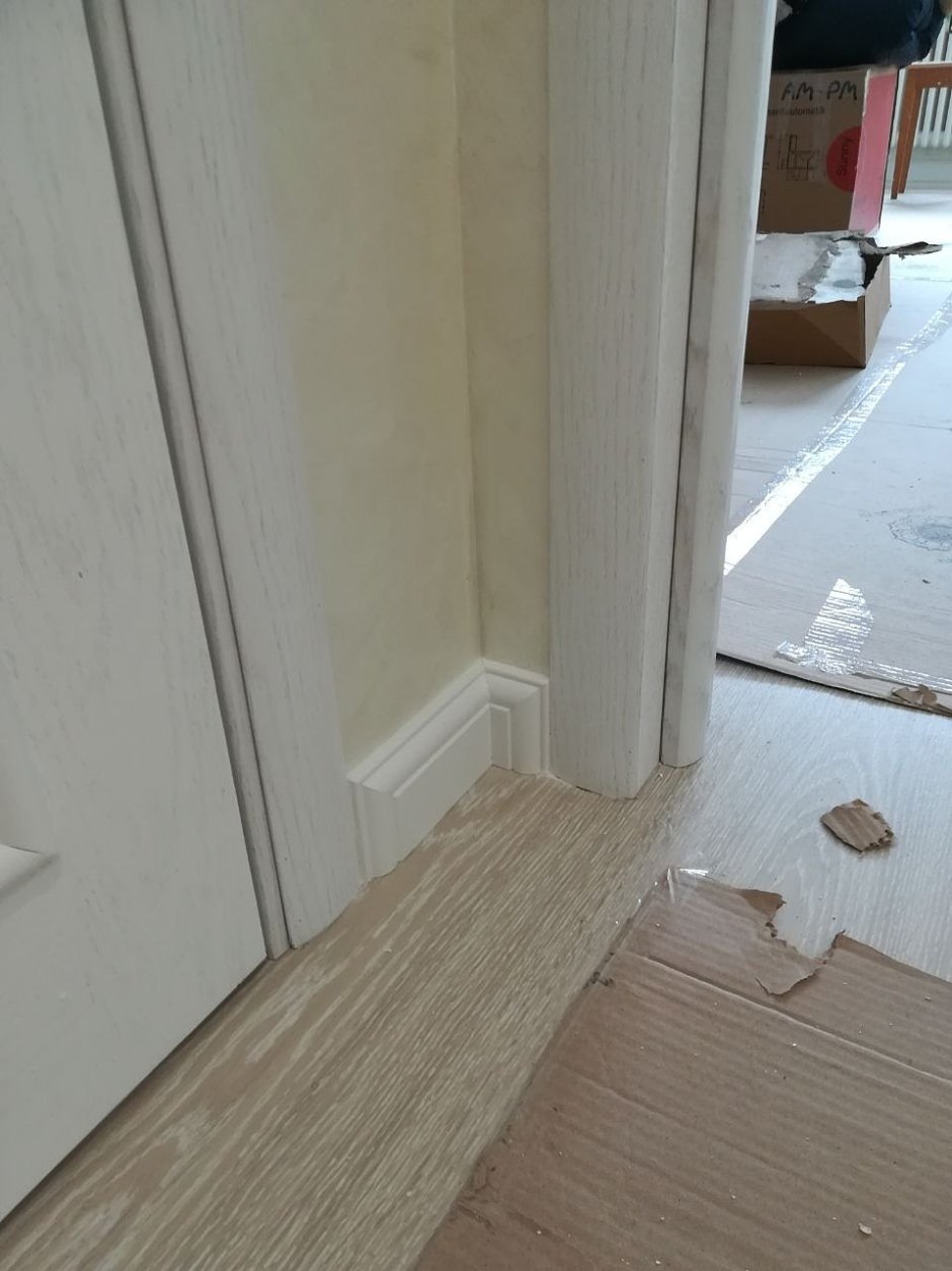 МДФ плинтус запил 45