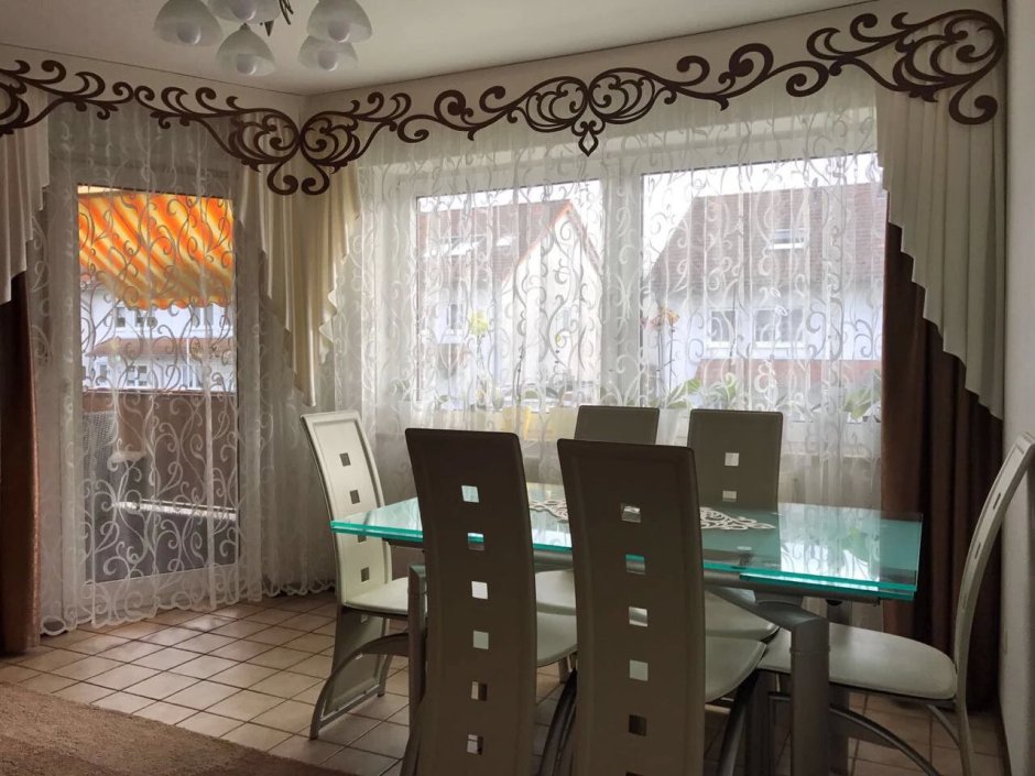 Шторы на кухню своими руками