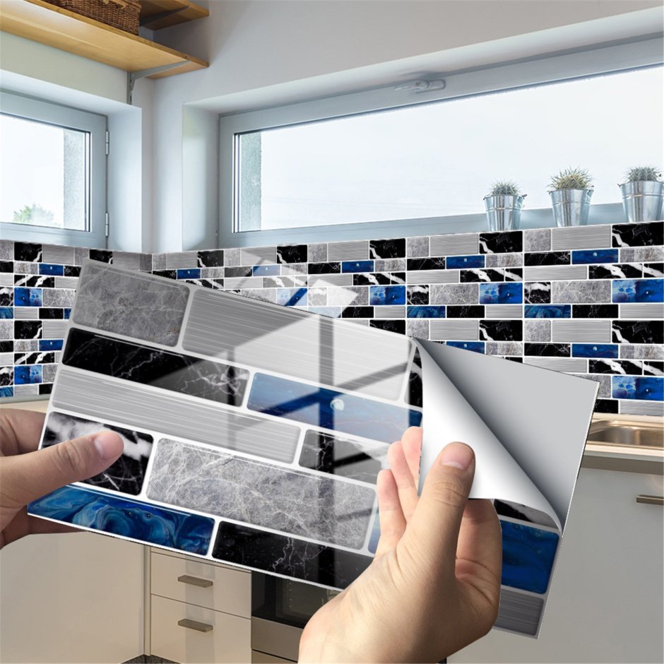 Обклеить старую кухню