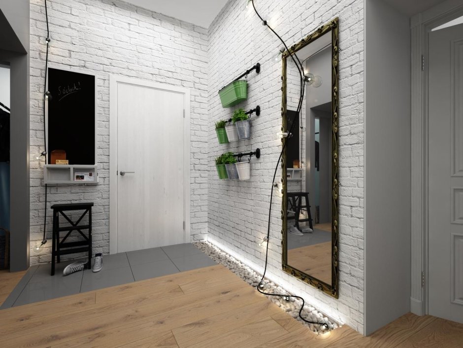 Прихожая лофт Индастриал