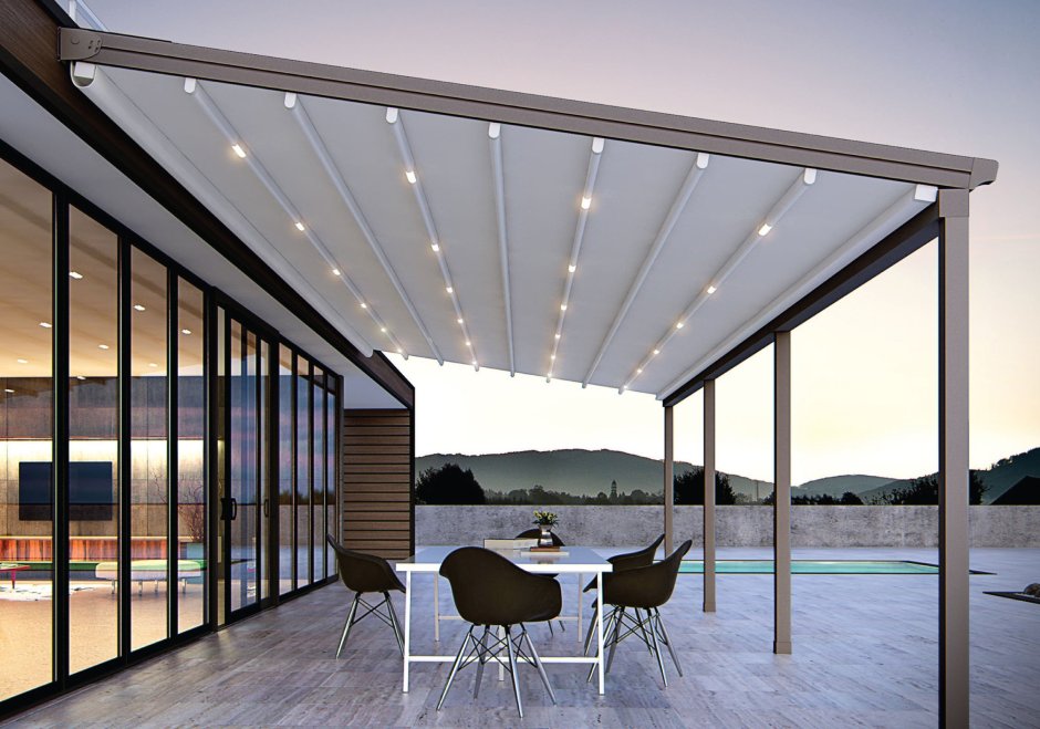 Пергола алюминиевая