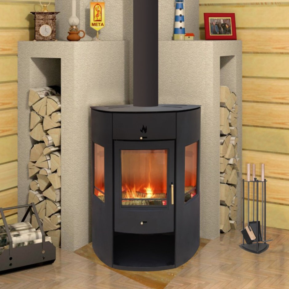 Каминопечь шведка