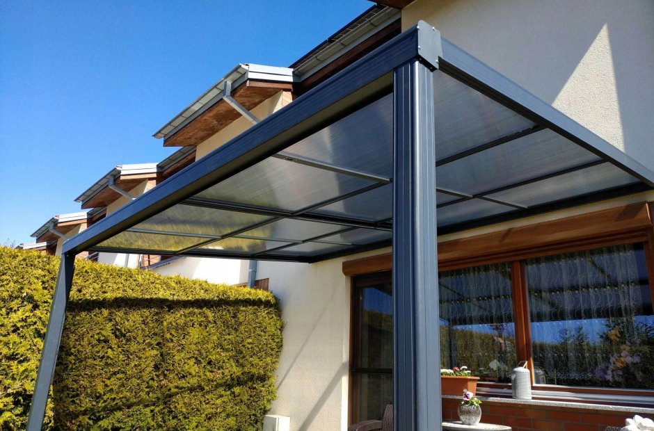 Сдвижной навес для террасы