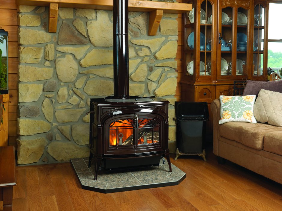 Печь-камин Vermont castings Defiant 2-в-1