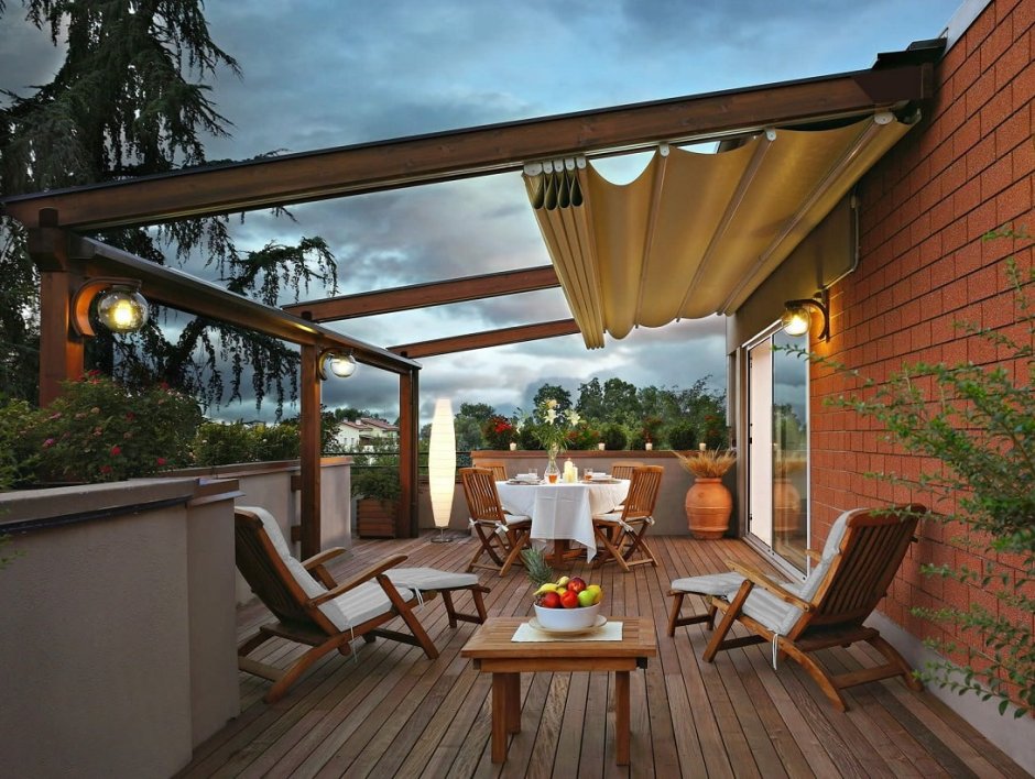 Пергола патио маркиза терраса