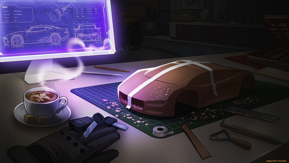 Комната геймера с подсветкой