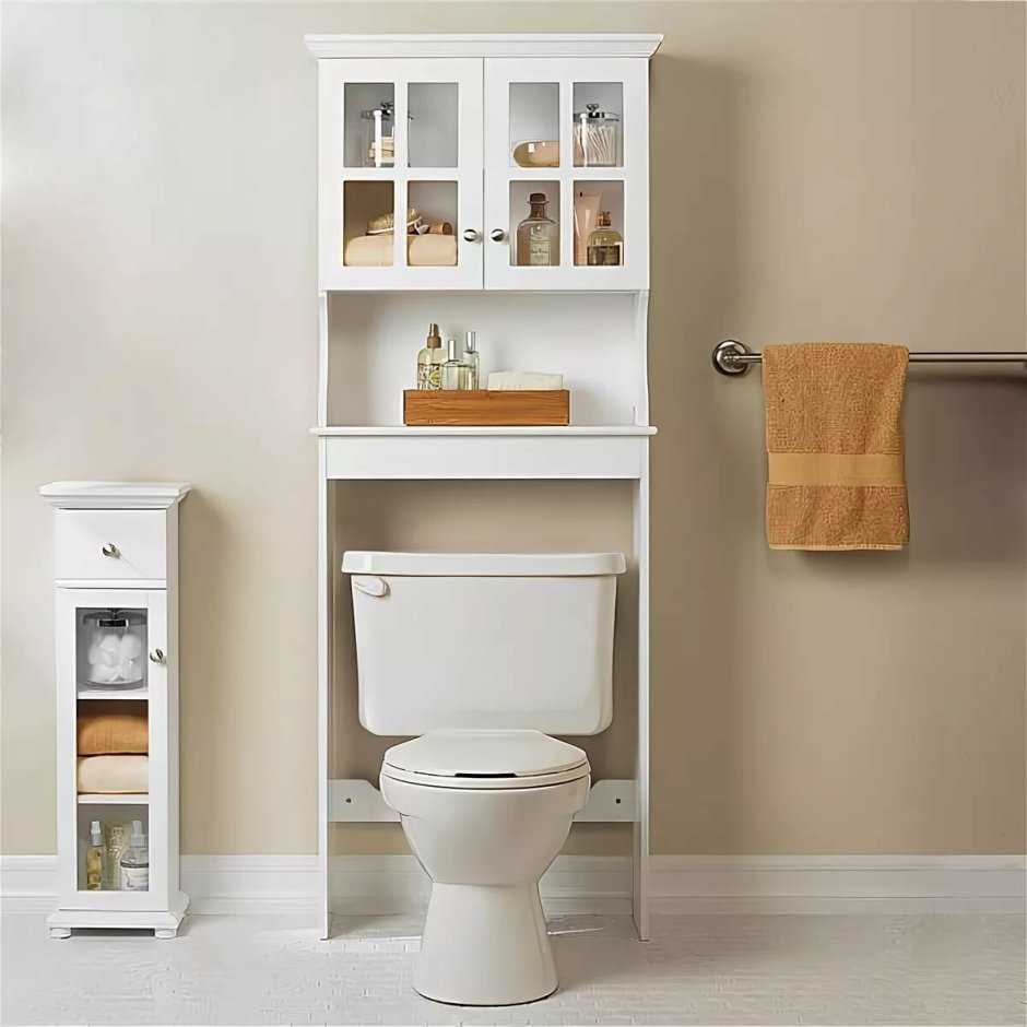 Стеллаж в туалет узкий