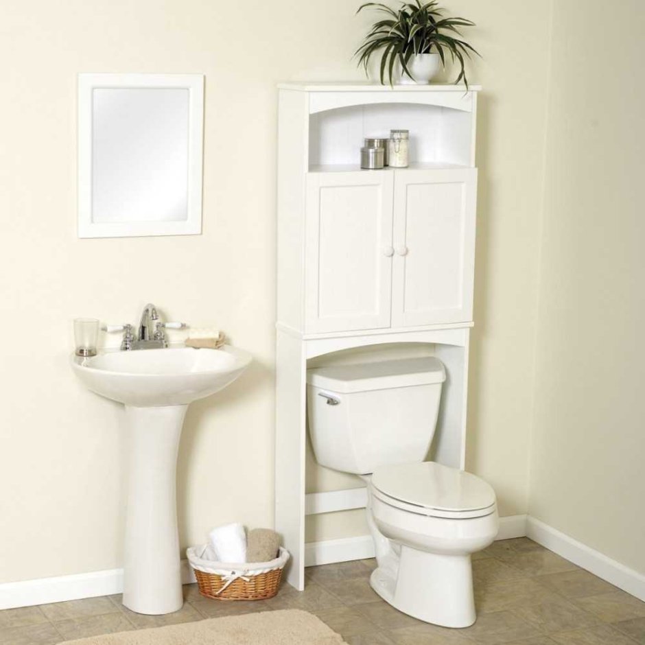 Тумба над унитазом