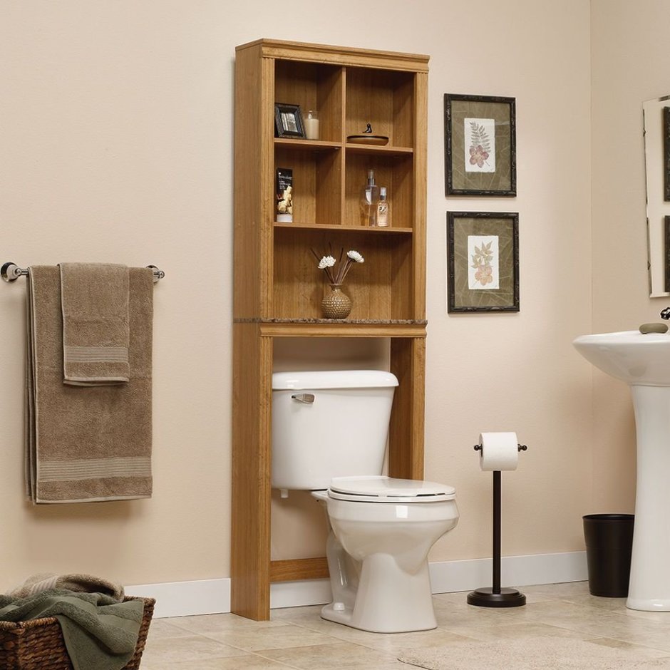 Стеллаж в туалет