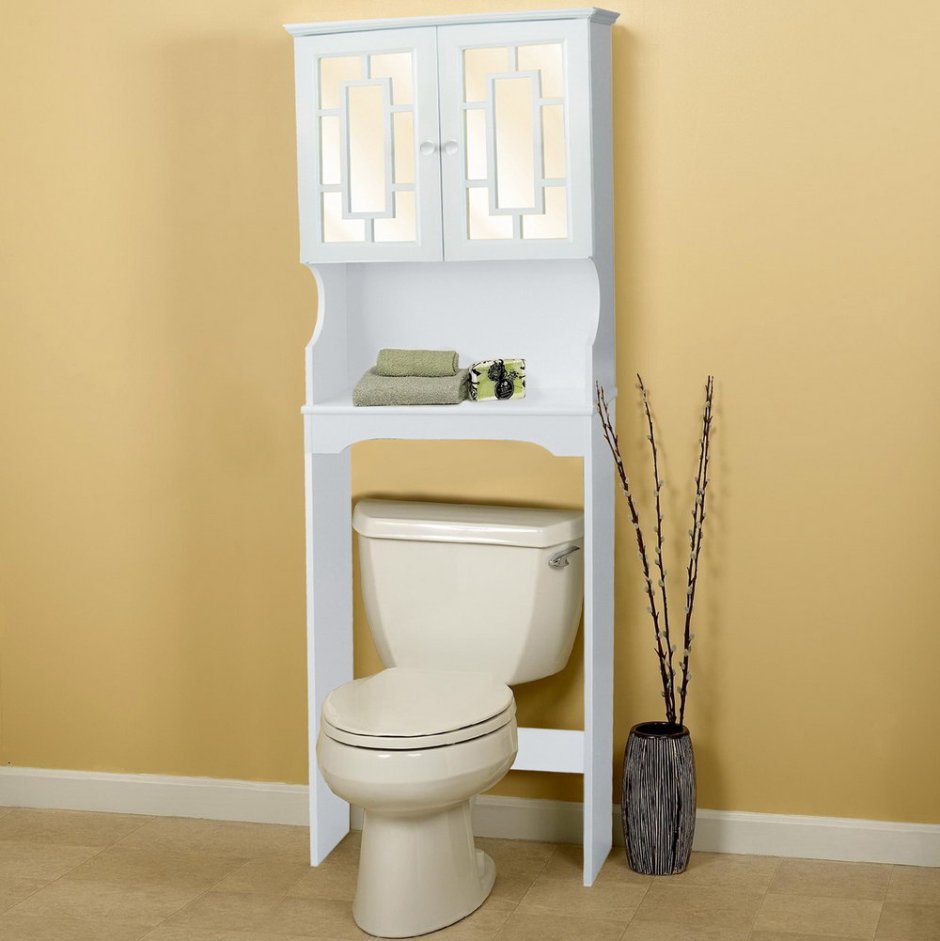 Полка над унитазом напольная