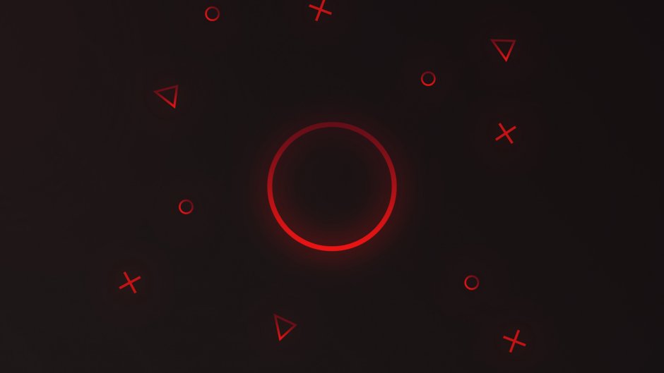 Неоновый рабочий стол Минимализм