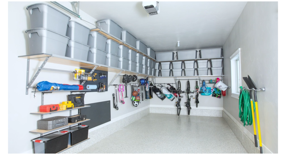 Стеллаж на стену в гараж