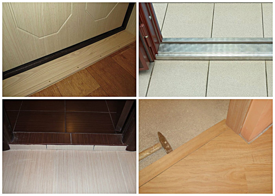 Порог снизу двери